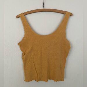 Mustard Yellow Hemp Tank Top